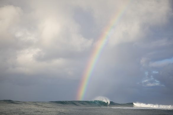 Rainbow at Salani Rights, Samoa. Photo: Derek Morrison