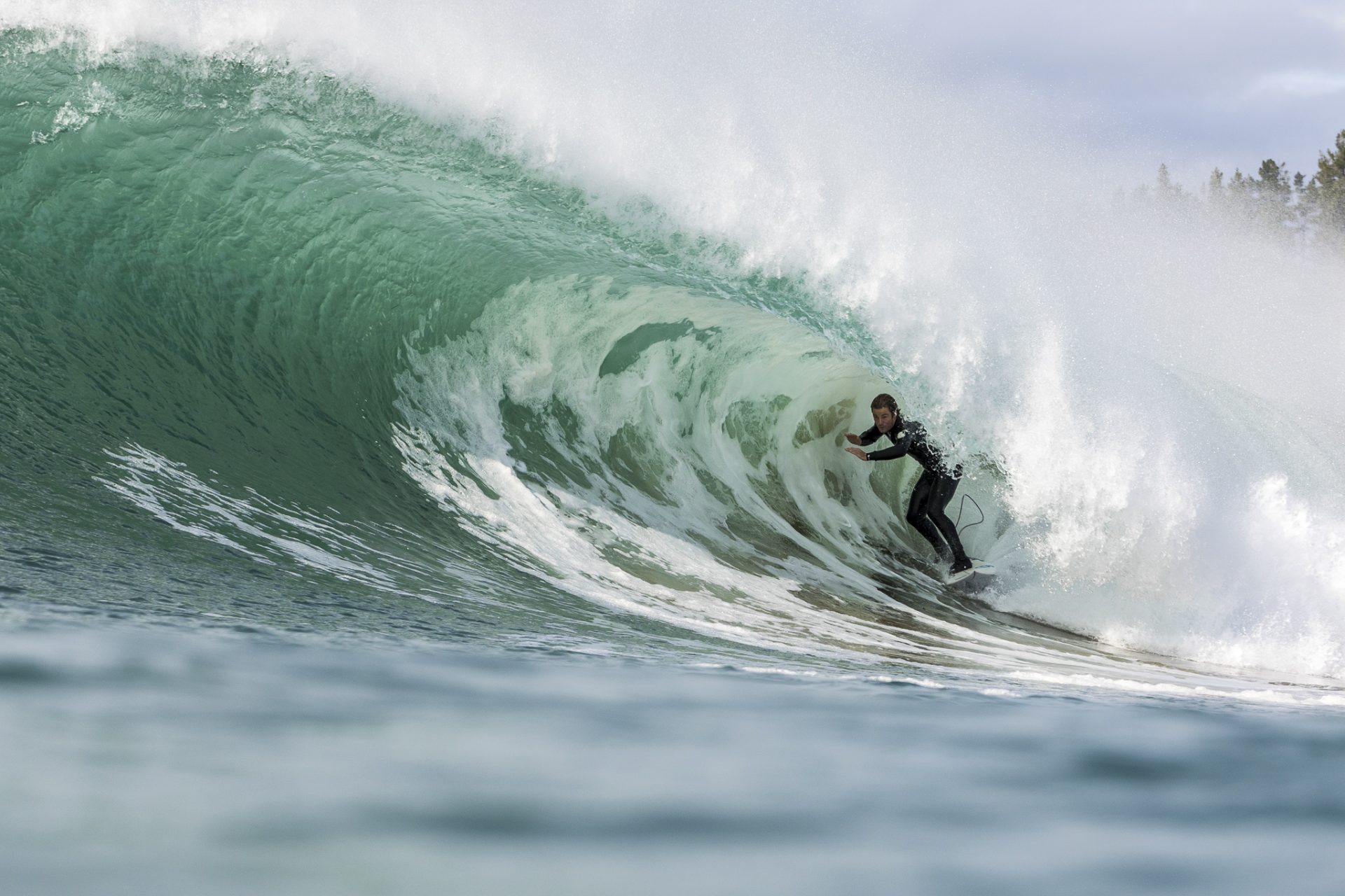 Billy Stairmand in his happy place. Photo: CPL