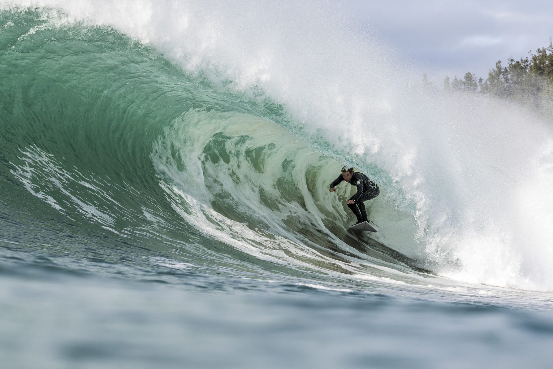 Billy Stairmand in his happy place. Photo: CPL