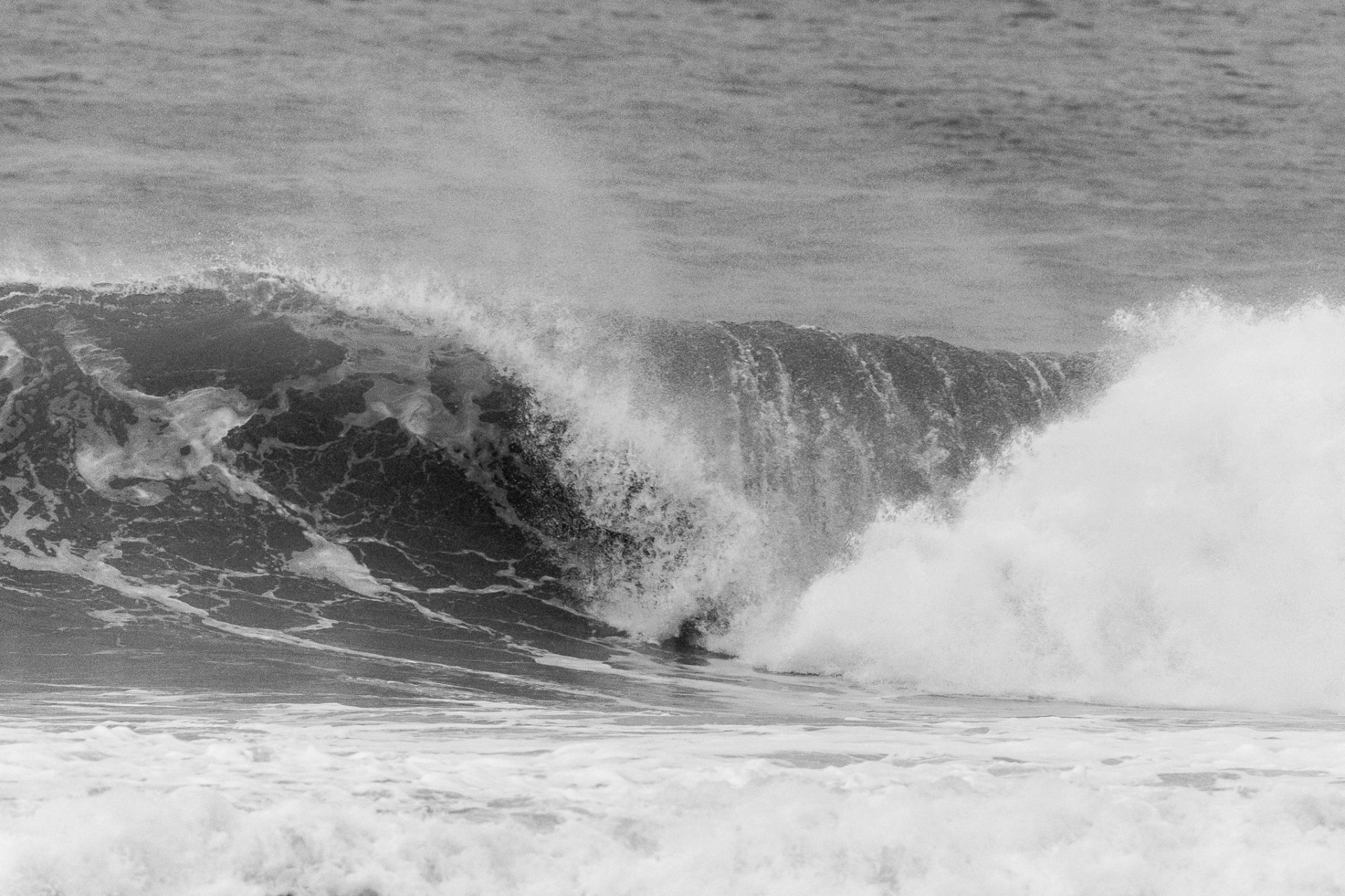 Billy Stairmand weaving inside a drainer. 