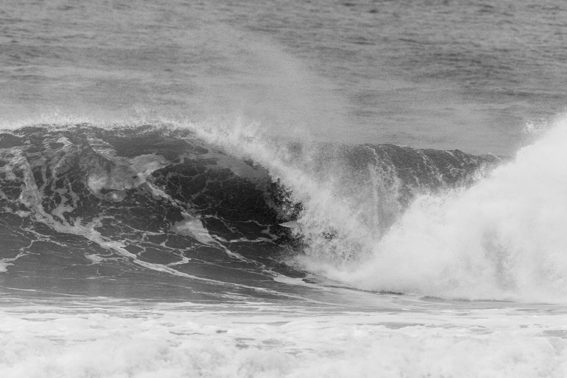 Billy Stairmand weaving inside a drainer. 