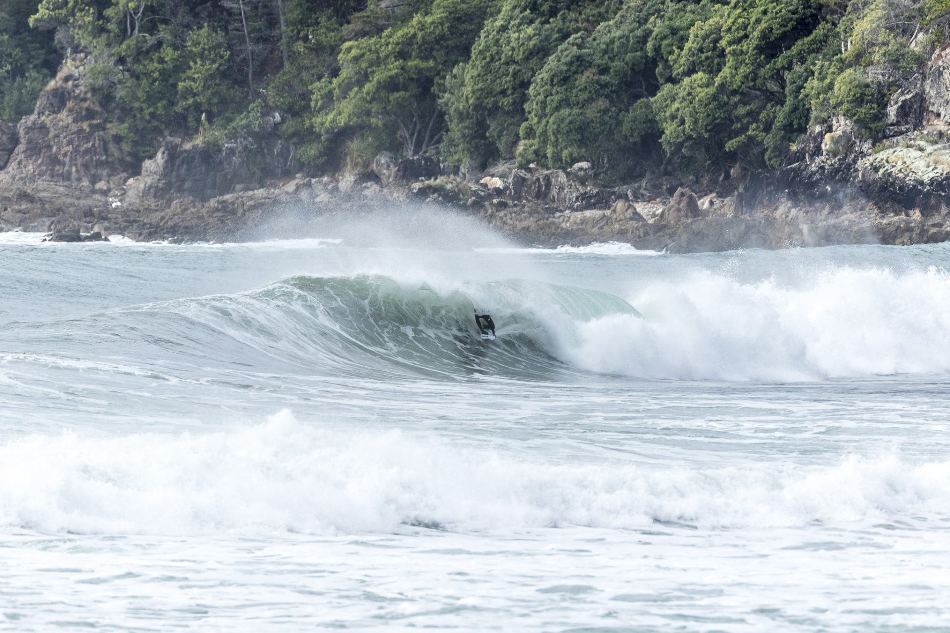 Caleb Cutmore enjoying the East Coast variety. Photo: CPL