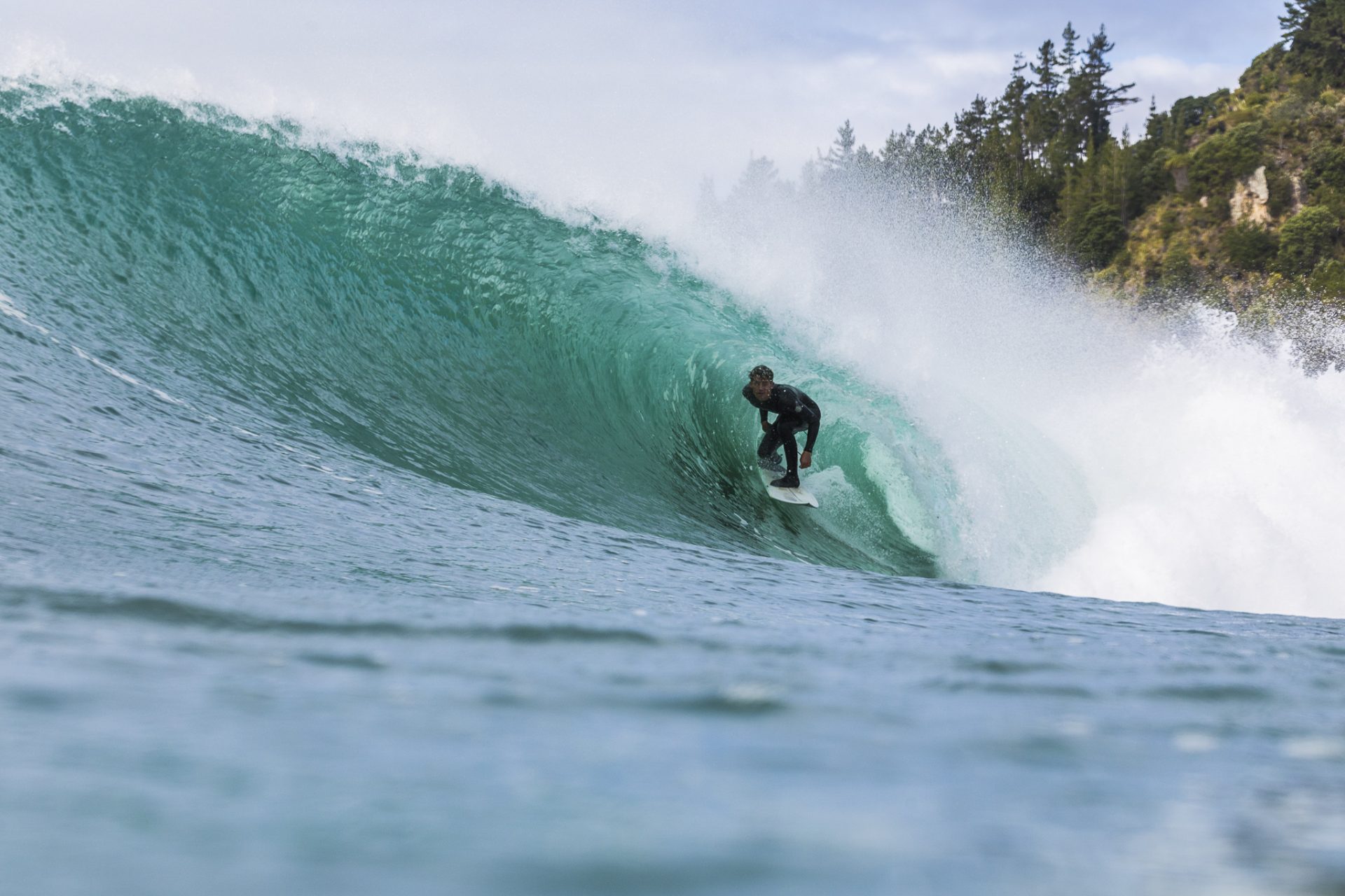 Jay Piper-Healion casually barreled off his nut. Photo: CPL