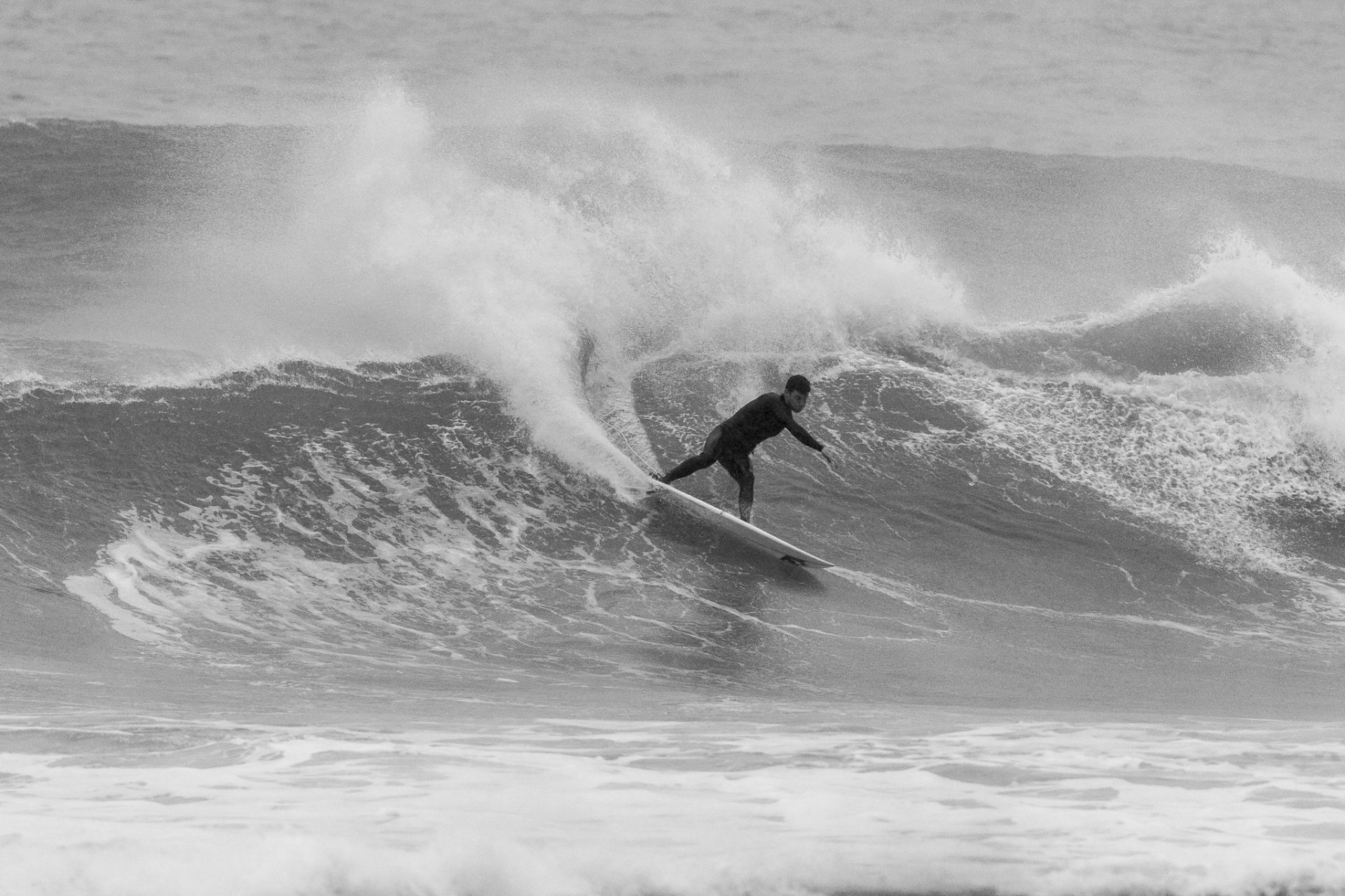 Paul Moretti full-face carve. Photo: CPL