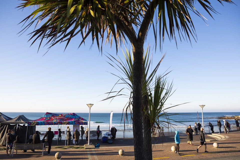 The Esplanade during the 2019 Emerson's Brewery South Island Surfing Championships held at St Clair, Dunedin, New Zealand. Photo: Derek Morrison