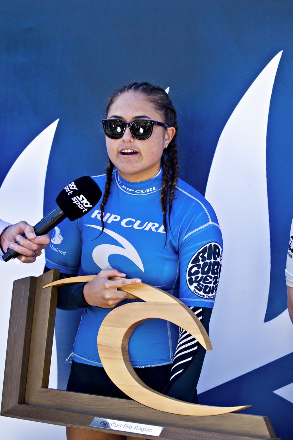  Women's winner Raiha Ensor. Photo: Cory Scott/NZSM