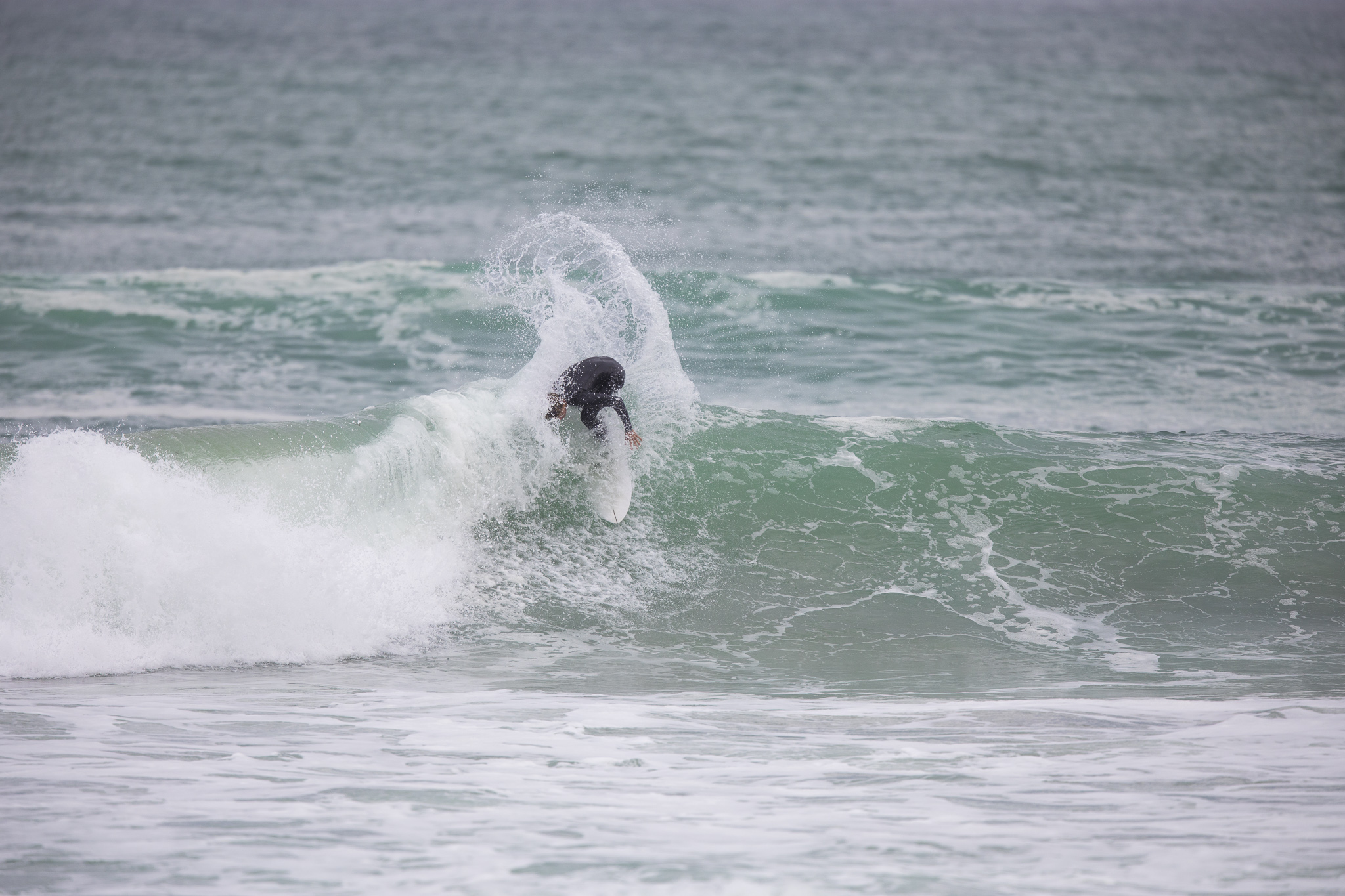 Jay Piper-Healion on form during a freesurfing session. Photo: Derek Morrison