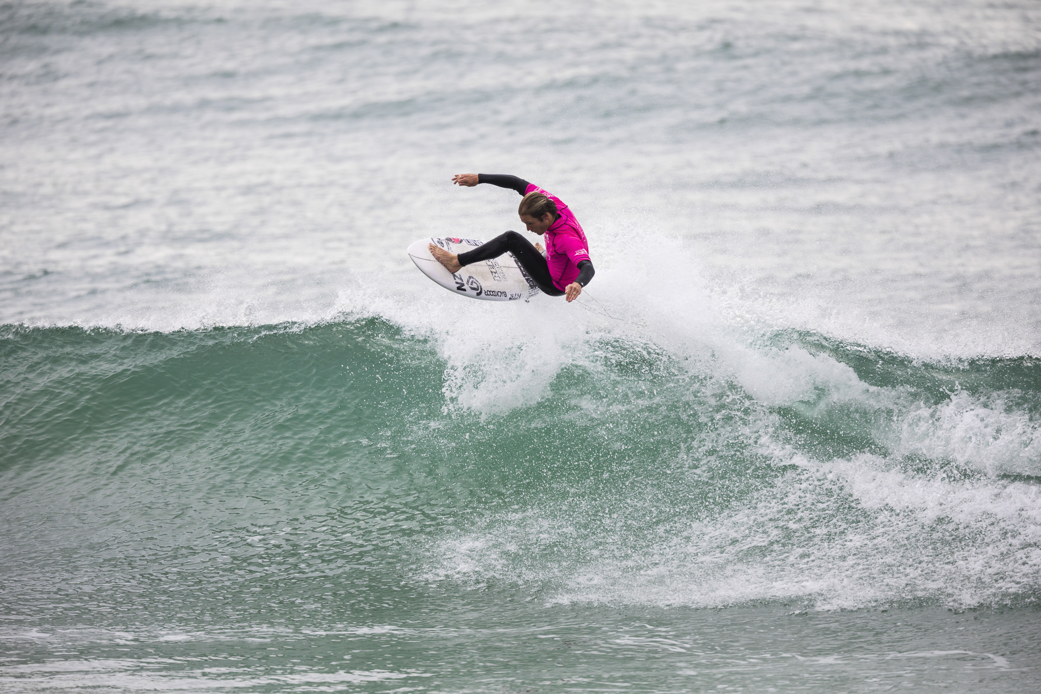 Defending champion Billy Stairmand, of Raglan, during the Open Men's final at the Health 2000 2020 New Zealand Surfing Championships held at St Clair, Dunedin, New Zealand.