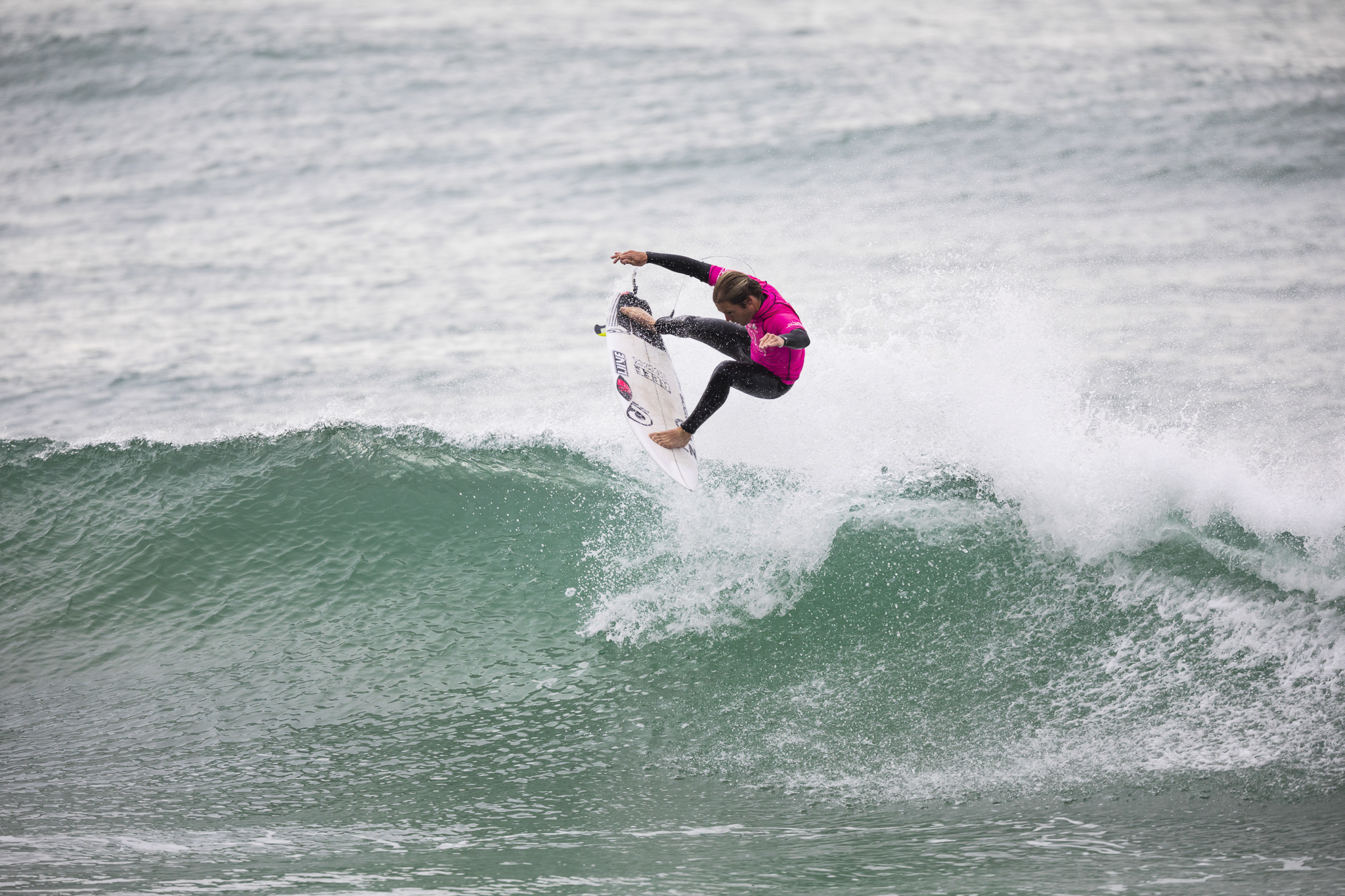 Defending champion Billy Stairmand, of Raglan, during the Open Men's final at the Health 2000 2020 New Zealand Surfing Championships held at St Clair, Dunedin, New Zealand.