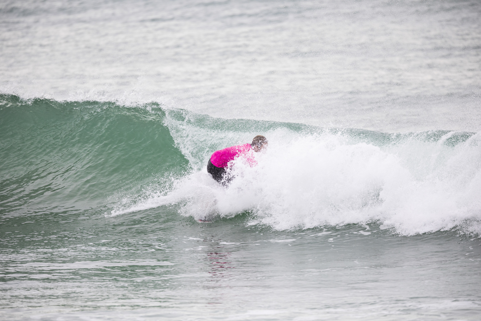 Defending champion Billy Stairmand, of Raglan, during the Open Men's final at the Health 2000 2020 New Zealand Surfing Championships held at St Clair, Dunedin, New Zealand.