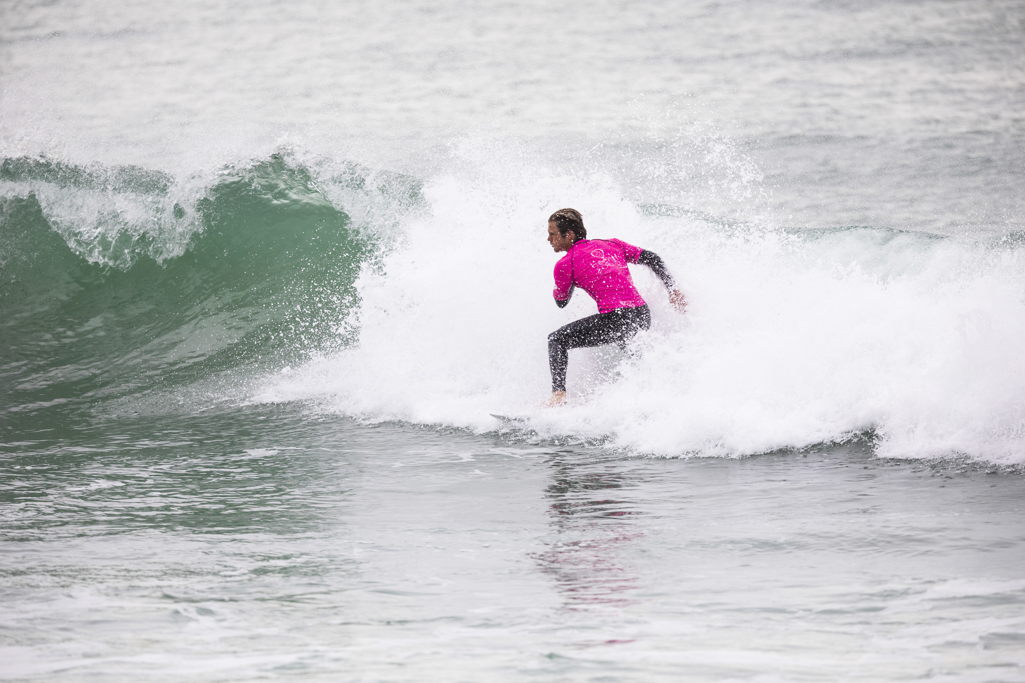 Defending champion Billy Stairmand, of Raglan, during the Open Men's final at the Health 2000 2020 New Zealand Surfing Championships held at St Clair, Dunedin, New Zealand.