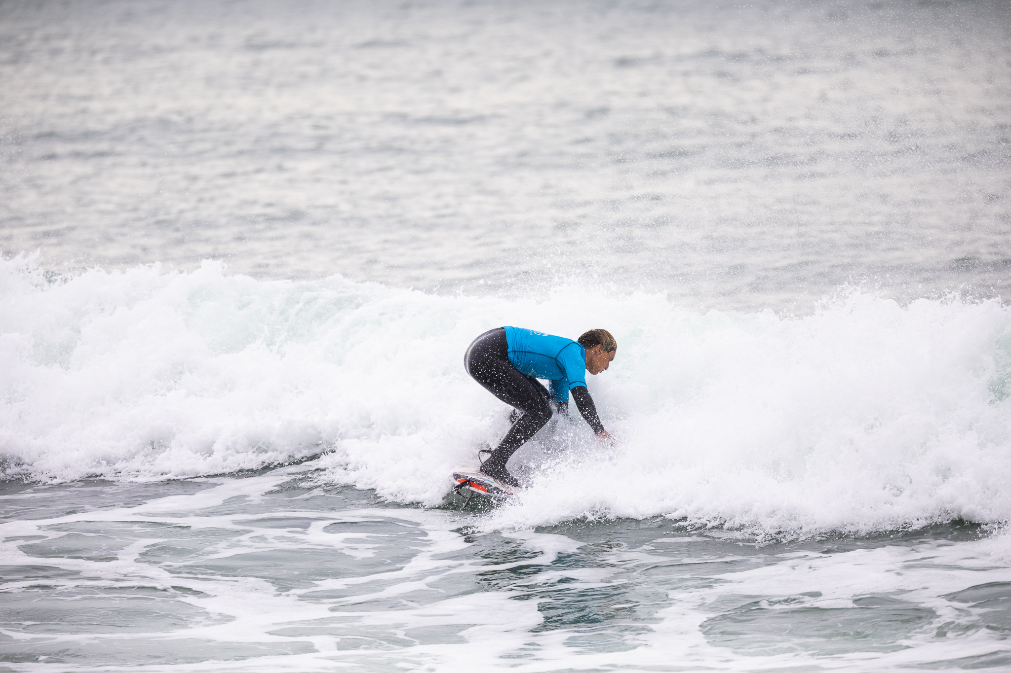 during the Health 2000 2020 New Zealand Surfing Championships held at St Clair, Dunedin, New Zealand.