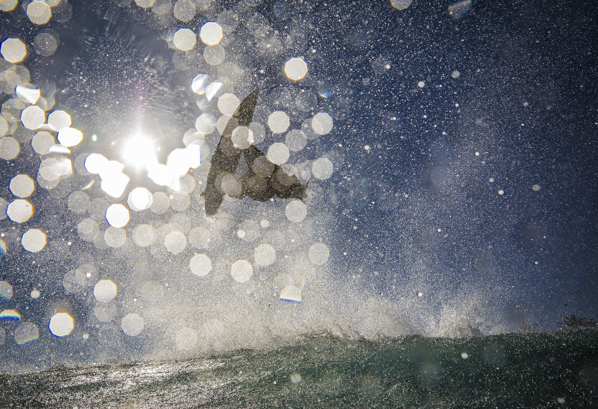Travis in his element in Indonesia. Photo: Peter Chamberlain