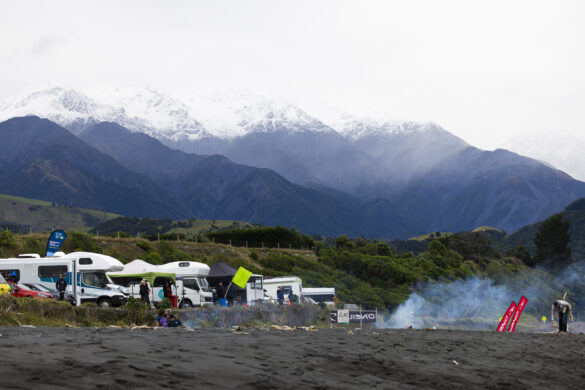 Smoky campfires and snow-capped mountains.