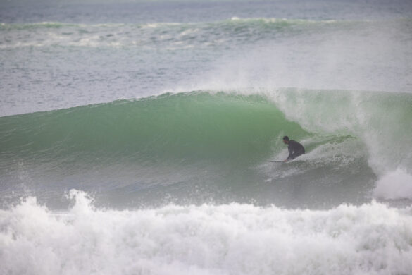 Luca on a throaty right.