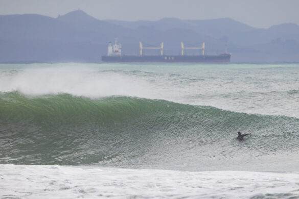 No shortage of swell the next day.