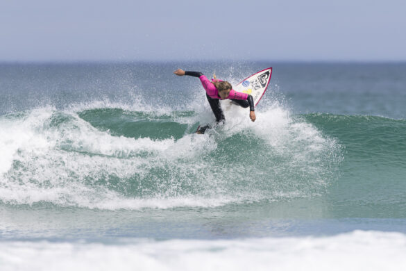 Form surfer of the event Alani Morse came up short in the final.