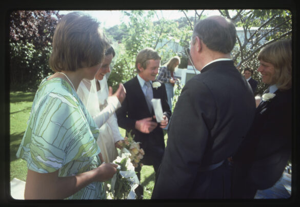 Jock Benfell's wedding day circa 1976. Photo: Pat O'Neill
