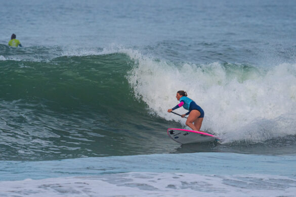 Billie, working through a string of second-place heats on her way to the final.